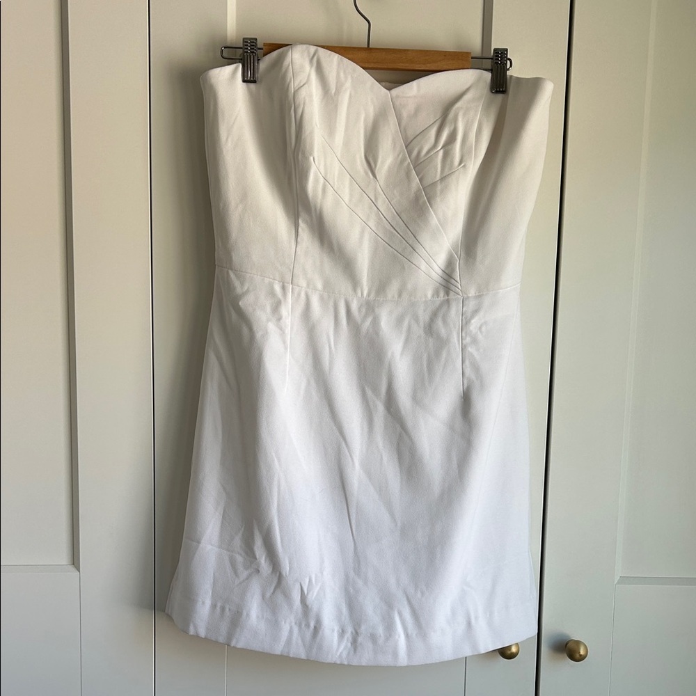 Lilly Pulitzer Kylo White Strapless Romper/Dress | 10 - Picture 3 of 7